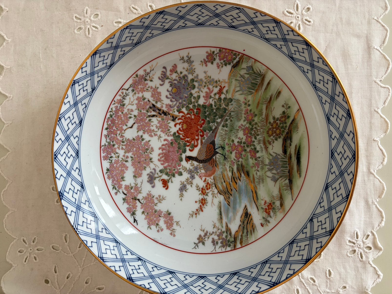 Japans porseleinen schaal, Antiek en Kunst, Ophalen