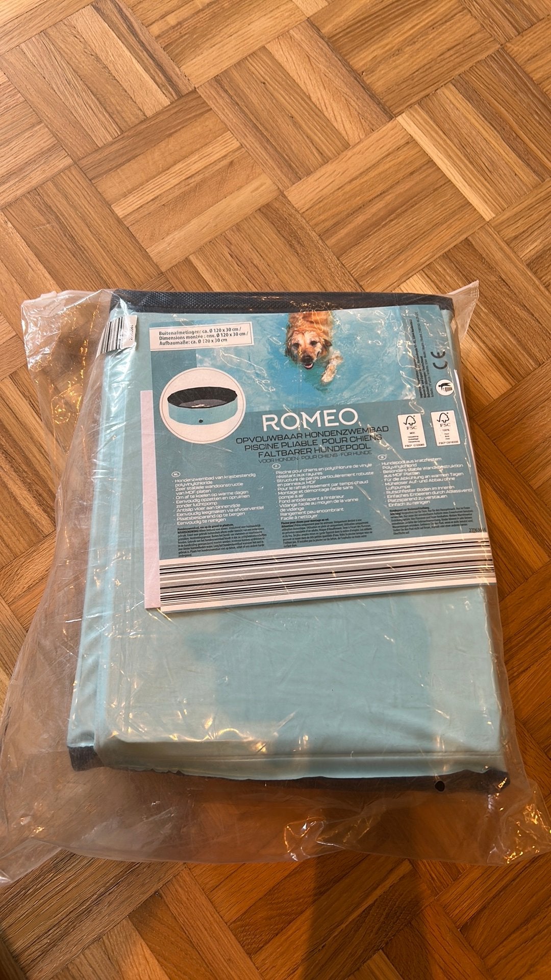 Zwembad hond 120x30cm, Animaux & Accessoires, Accessoires pour chiens, Enlèvement ou Envoi, Neuf