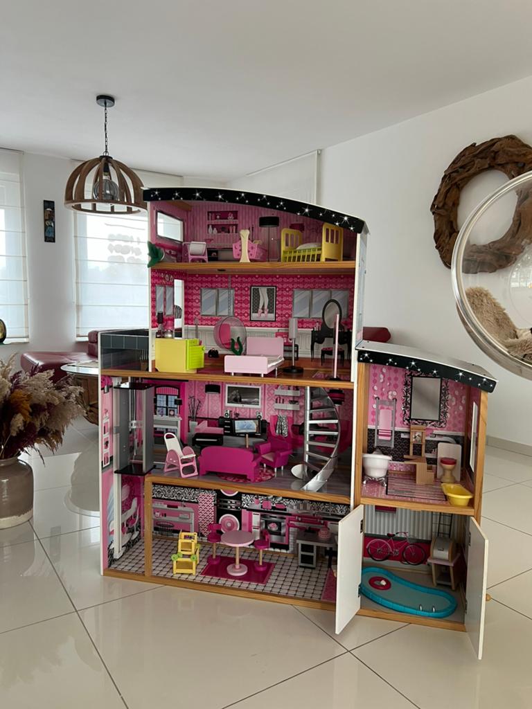 Houten poppenhuisXXL van kidkraft, Kinderen en Baby's, Speelgoed | Poppenhuizen, Ophalen, Zo goed als nieuw