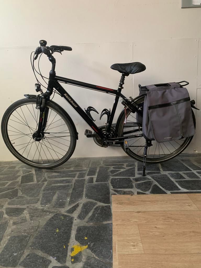 Herenfiets kalkhoff, 28 inch, Gebruikt, Vering, Velgrem