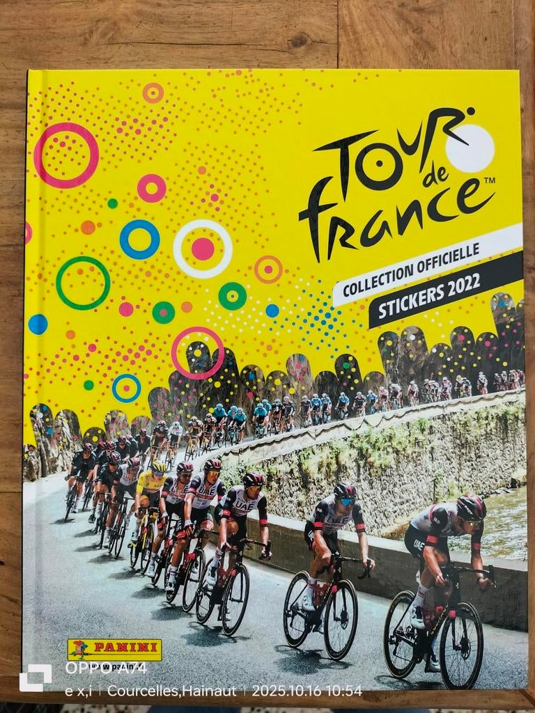 Panini album met harde kaft van de Tour de France 2022, Ophalen of Verzenden, Nieuw