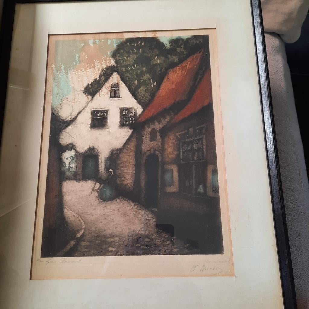 Schilderij van Alfred van Neste ( Brugge,  1874 - 1969 ) ., Ophalen of Verzenden