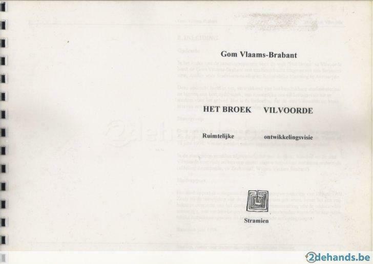 Boek Studieopdracht Het Broek Vilvoorde, Gelezen