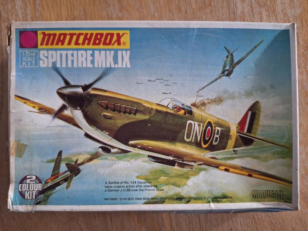 Matchbox Spitfire Mk.IX, Enlèvement