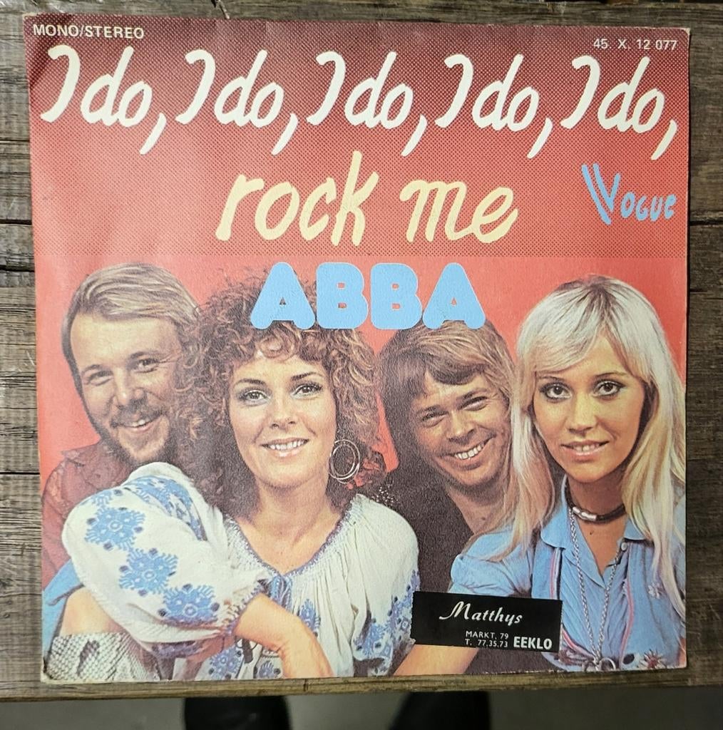Single vinyle I do I do I do d'ABBA, Enlèvement ou Envoi, Comme neuf, Single