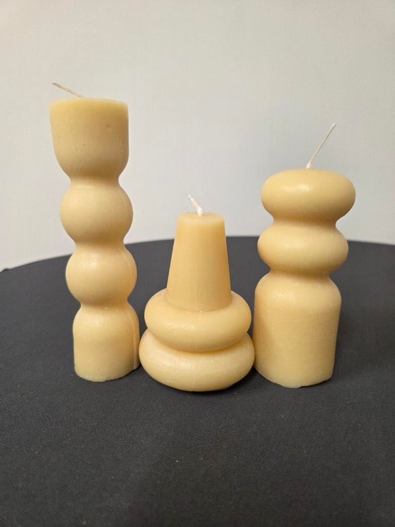 Ensemble de 3 bougies Torno de Ferm Living, Enlèvement ou Envoi, Neuf