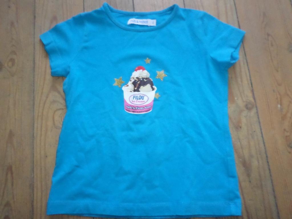 t shirt filou & friends: maat 116, Gebruikt, Meisje, Filou & Friends, Ophalen of Verzenden