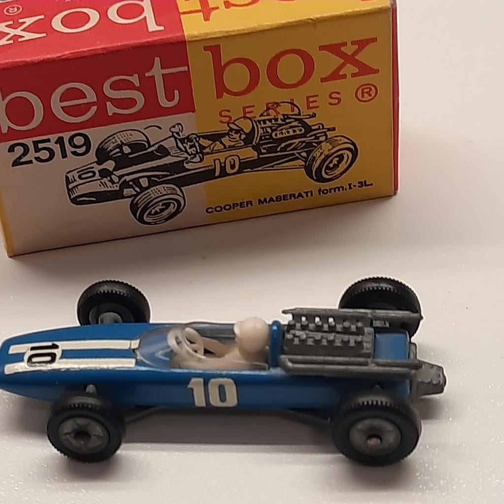 BEST BOX nr.2519 COOPER MASERATI F.1 3L.*VINTAGE*NEW*DINKY, Hobby en Vrije tijd, Ophalen, Zo goed als nieuw, Efsi