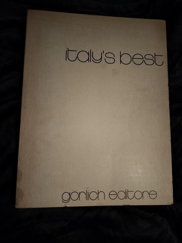 Zeldzaam boek Italy's Best, Enlèvement