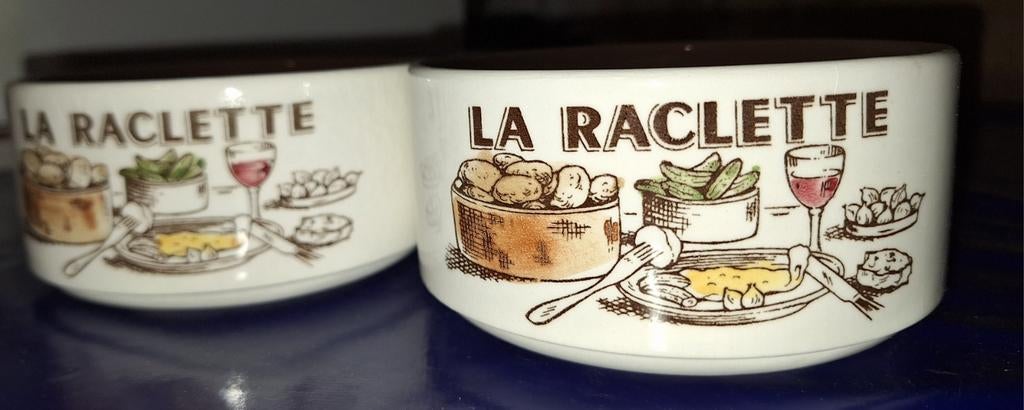 2 bols vintage à raclette ironstone ware, Enlèvement ou Envoi, Comme neuf