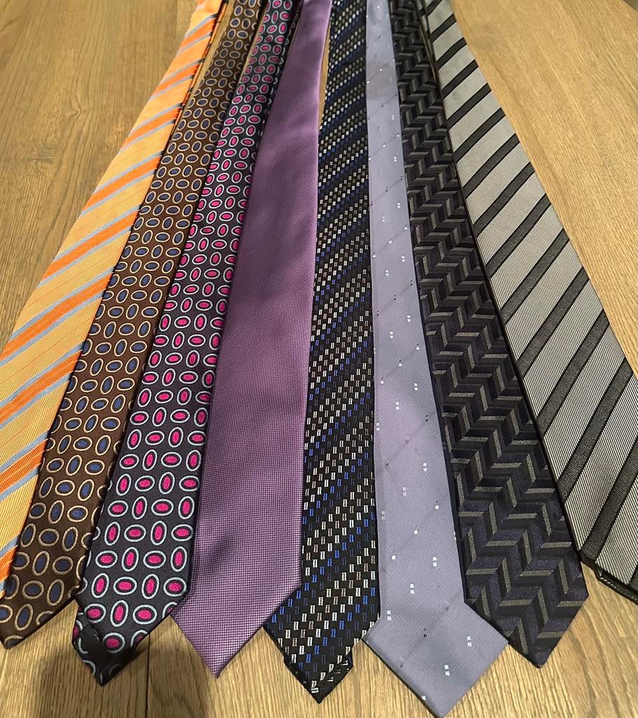 Mooie stropdasssen van zijde 10€ stuk, dure merken, Ophalen, Zo goed als nieuw