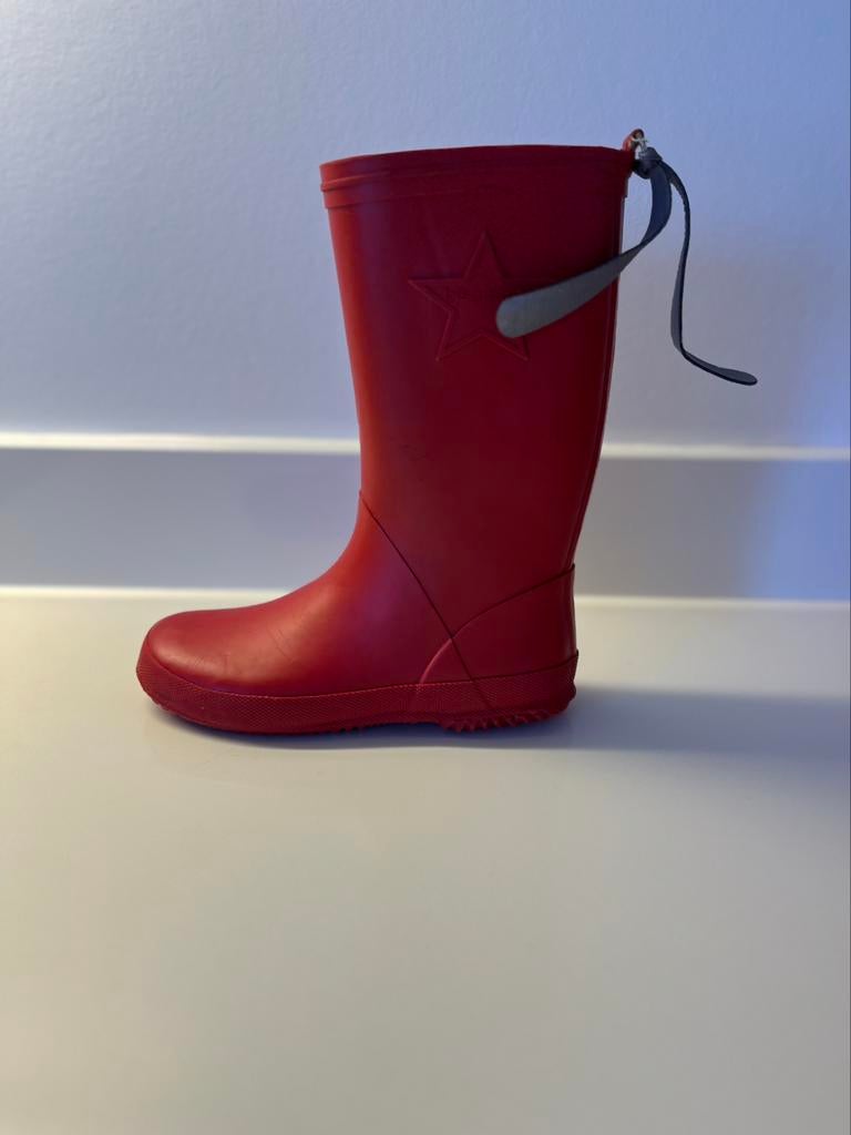 Bottes Bisgaard rouges pour enfants taille 33, Enlèvement, Comme neuf