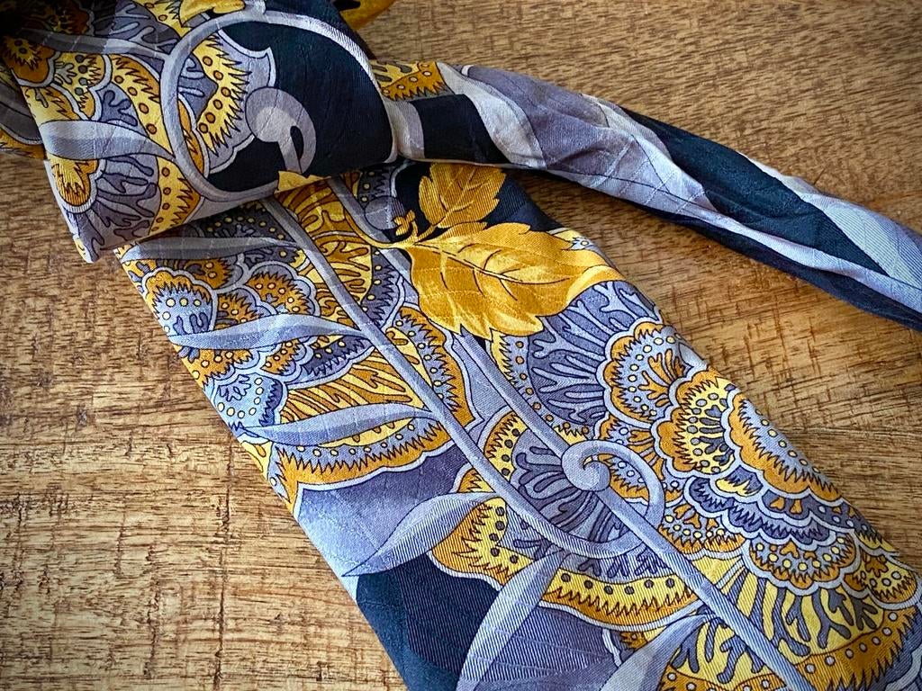 Stropdas Barok /zwart 👔, Kleding | Heren, Commedia dell' Arte, Overige kleuren, Ophalen of Verzenden, Met patroon