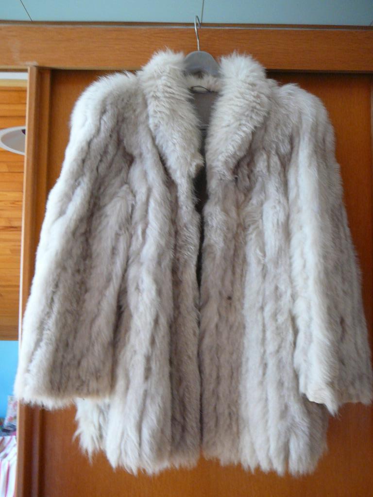 Pelsmantel Saga Fox maat 42, Kleding | Dames, Jassen | Winter, Wit, Maat 42/44 (L), Ophalen of Verzenden, Saga