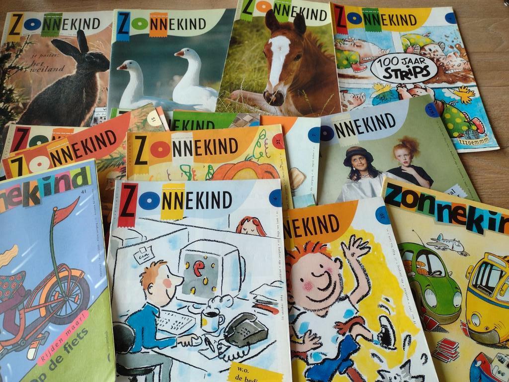 LOT: 23 x ZONNEKIND uit 1996-1997 posters-weetjes-spelletjes, Ophalen of Verzenden, Gelezen, Non-fictie