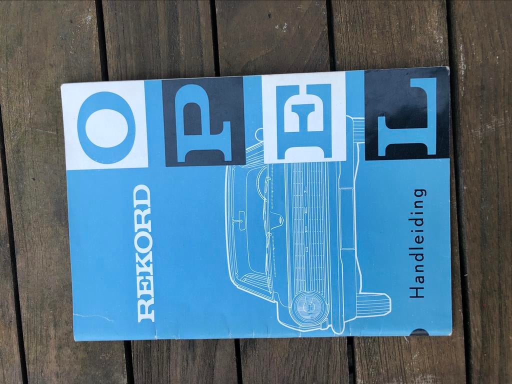 Opel Record handleiding, Ophalen of Verzenden