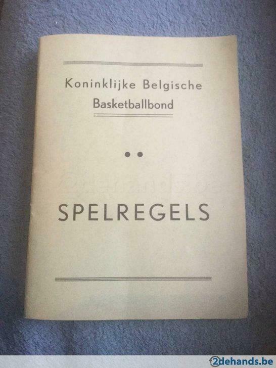 Spelregels basket basketbal Koninklijke Belgische Basketbond, Verzamelen, Ophalen of Verzenden, Gebruikt