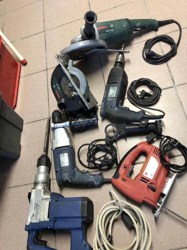matériel:mèches/douilles/machines/clés/clous/boulons/cri, Bricolage & Construction, Enlèvement, Utilisé