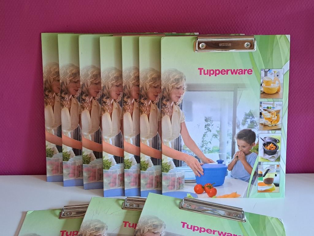 Tupperware™ 10 x Clip-Board - Plaque - vert, Divers, Envoi, Comme neuf
