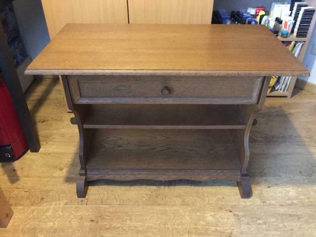 Tv-tafeltje met draaiplateau en lade, Huis en Inrichting, Ophalen, 50 tot 100 cm, Zo goed als nieuw, Minder dan 100 cm