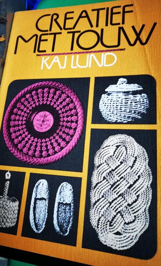 Kreatief met touw door KAJ lunD 1969 boek, Boeken, Ophalen of Verzenden, Zo goed als nieuw, KAJ lund, Overige onderwerpen