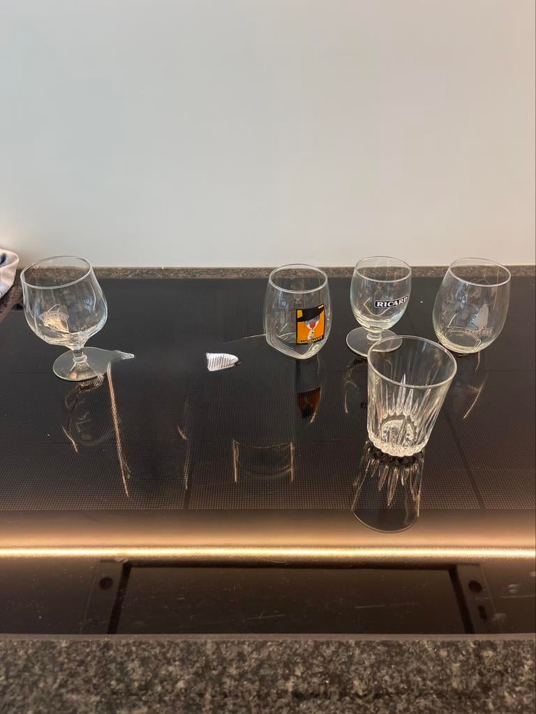 5 nieuwe aperitief-glazen, Verzamelen, Glas en Drinkglazen, Nieuw, Ophalen of Verzenden