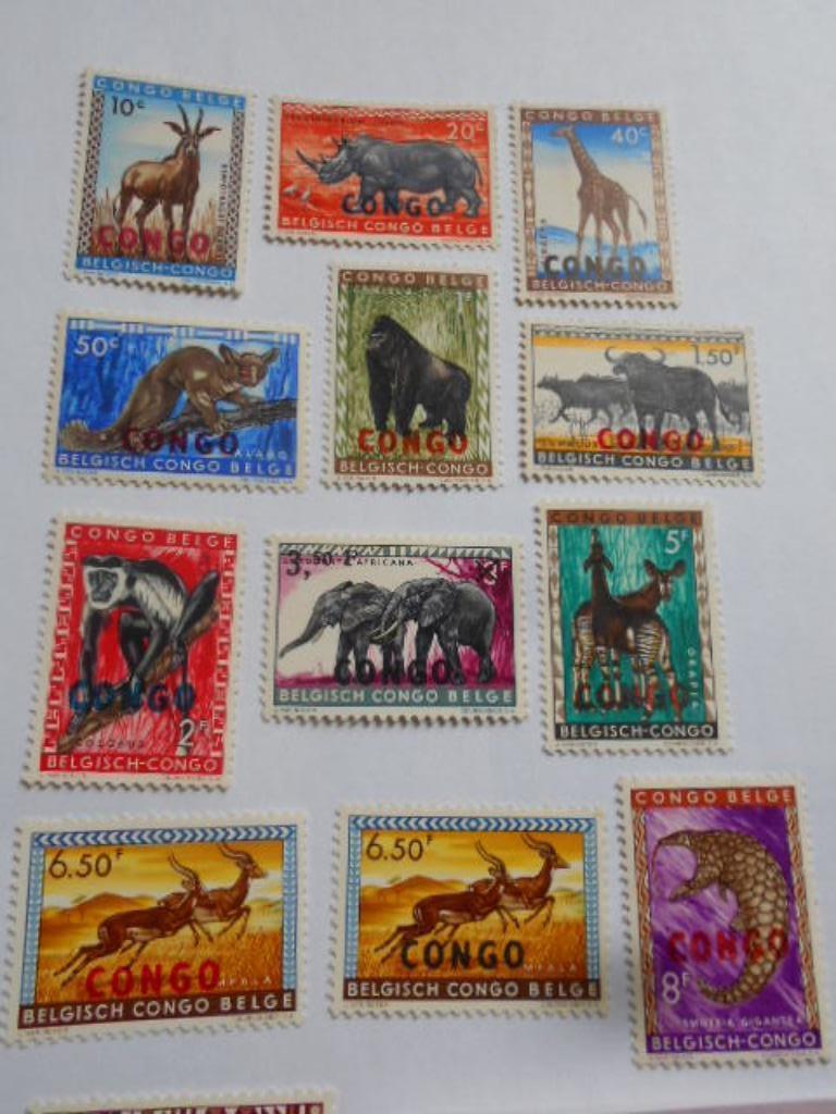 verzameling postzegels belgisch kongo vanaf jaren 1928, Postzegels en Munten, Postzegels | Volle albums en Verzamelingen, Ophalen of Verzenden