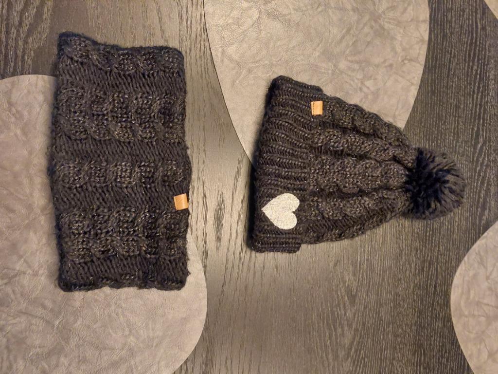 Muts + sjaal meisje, Kinderen en Baby's, Kinderkleding | Mutsen, Sjaals en Handschoenen, Ophalen, Meisje, JBC, Zo goed als nieuw
