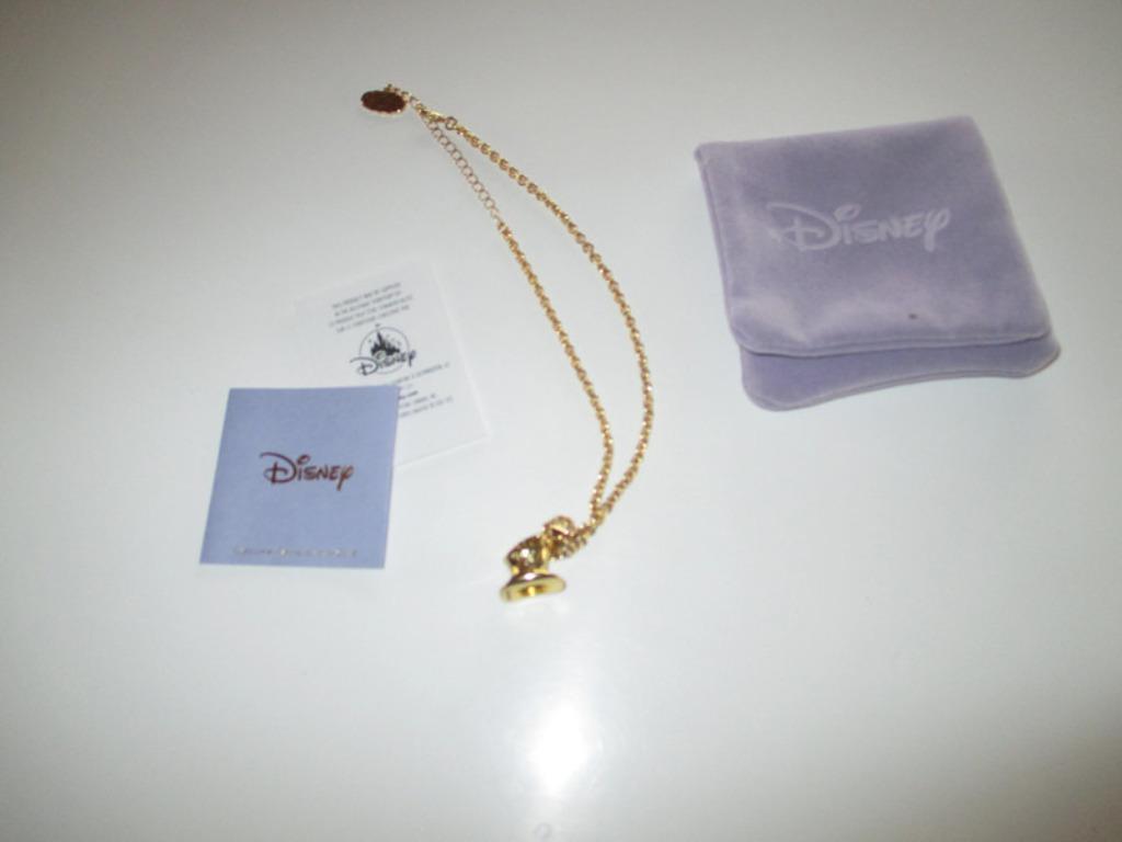 Ketting met Mad Hatter hoed goud Disney Couture Kingdom, Ophalen of Verzenden, Nieuw, Goud, Overige materialen