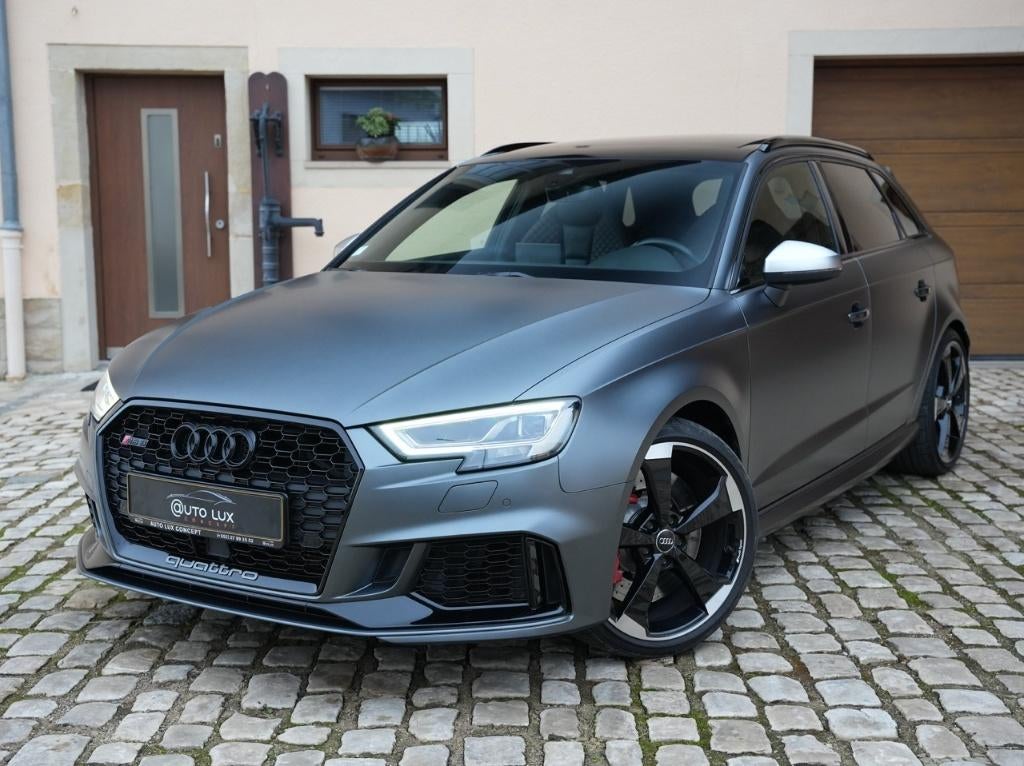 Audi RS3 Sportback/PPF Mat/MILLTEK/Magnetic ride/ACC/Caméra, Auto's, Automaat, RS3, 0 kg, Leder