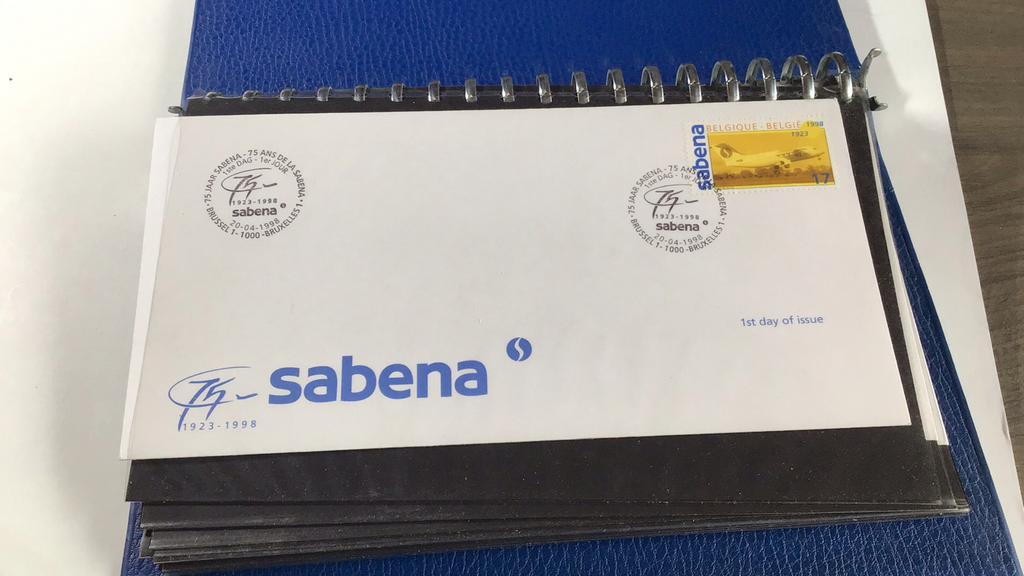 Tampon Sabena (k), Enlèvement ou Envoi, Non décrit