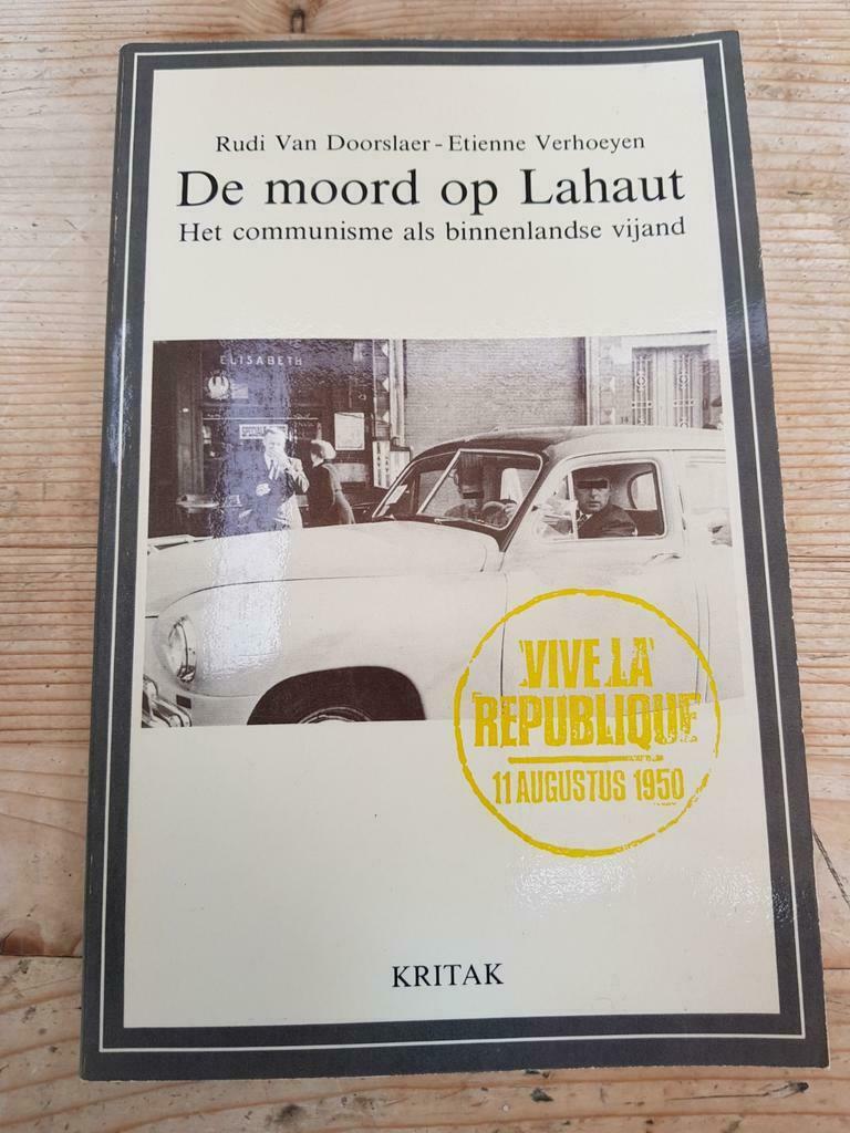 De moord op Lahaut KRITAK Doorslaer Verhoeyen, Ophalen of Verzenden, 20e eeuw of later, Zo goed als nieuw