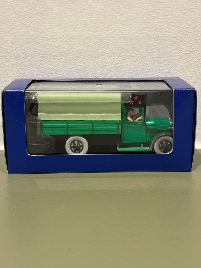 Le camion militaire, Les voitures de Tintin, 1/43, Enlèvement ou Envoi, Comme neuf, Bus ou Camion