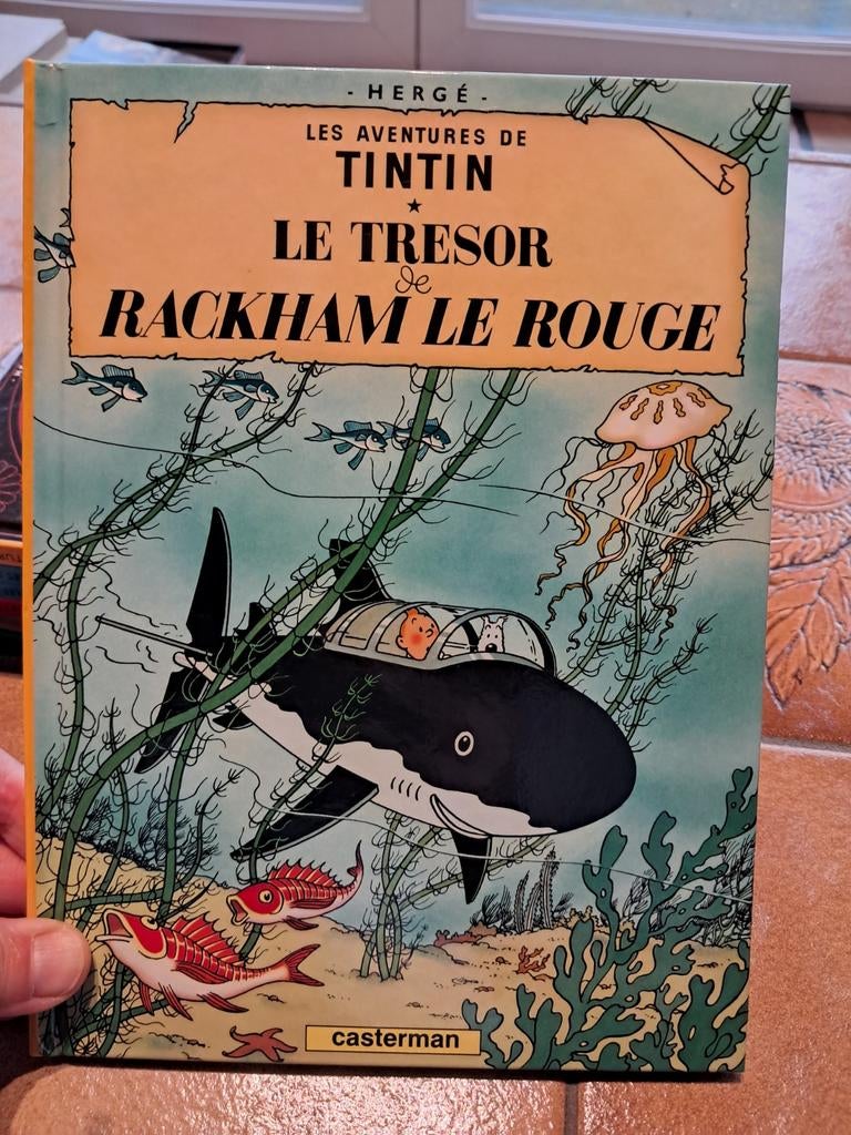 De schat van Red Rackham - Kuifje - Hergé, Eén stripboek, Ophalen of Verzenden, Zo goed als nieuw, Hergé