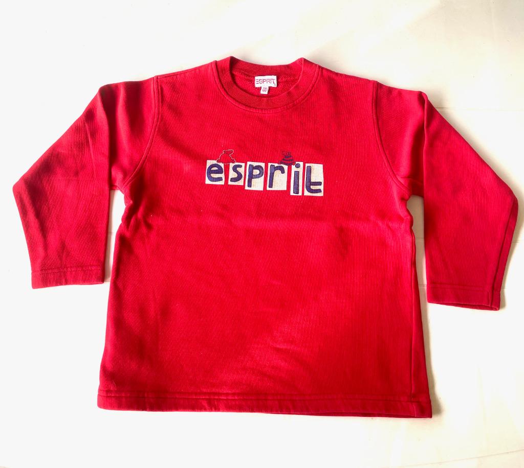 Sweat ESPRIT rouge 6/7 ans, Enfants & Bébés, Vêtements enfant | Taille 122, Garçon, Enlèvement ou Envoi, Pull ou Veste, Comme neuf