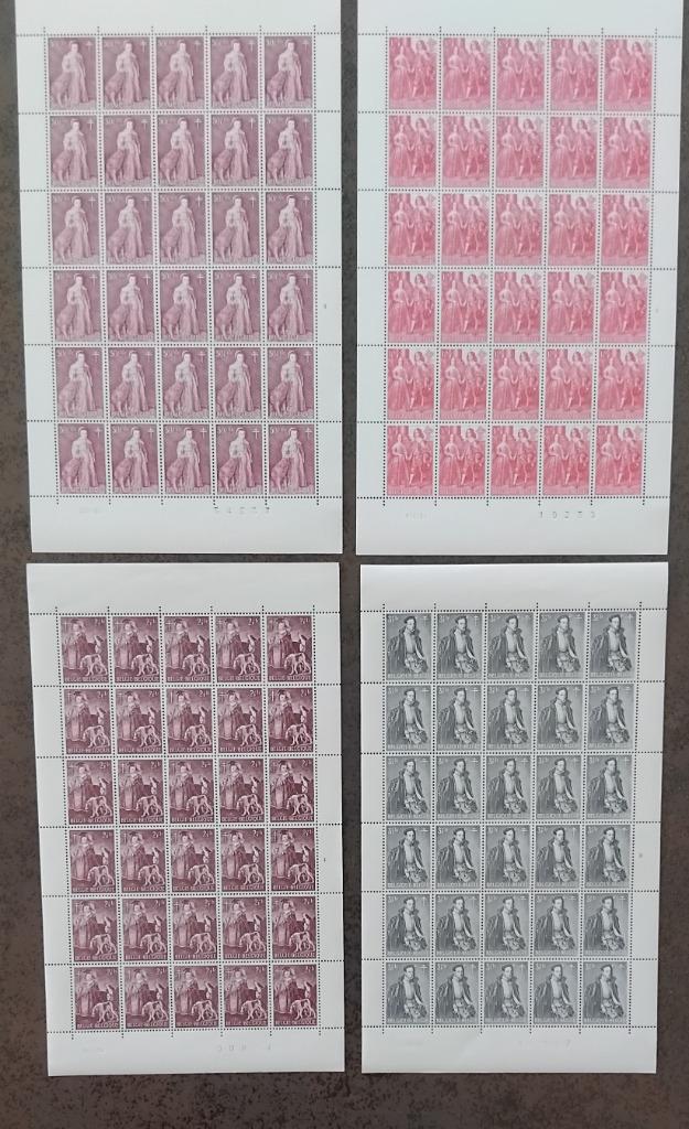 Année 1964 : 6 feuilles complètes 1307-1312 ** - Antitubercu, Enlèvement