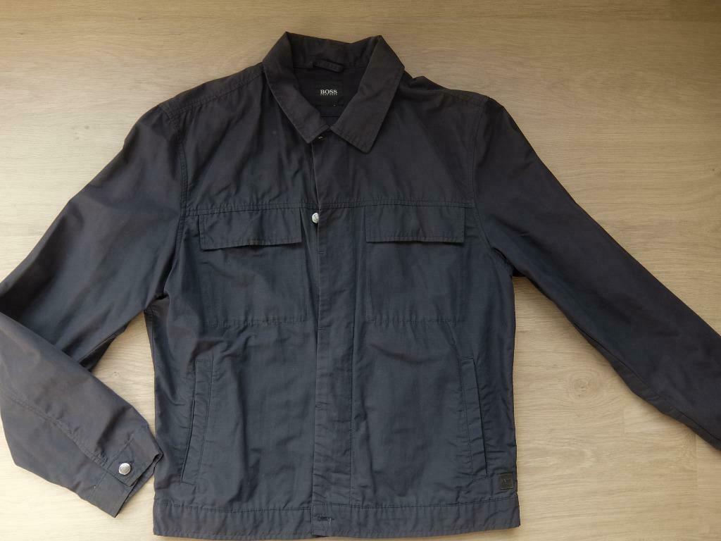 Hugo Boss - Donkerblauwe zomerjas. Maat 48. Nieuwstaat!, Zo goed als nieuw, Hugo Boss, Verzenden, Maat 48/50 (M)