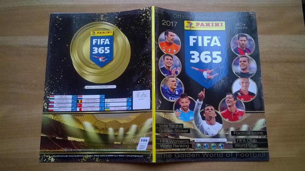 ALBUM VIDE PANINI FIFA 365 2017, Enlèvement ou Envoi, Comme neuf, Livre ou Revue