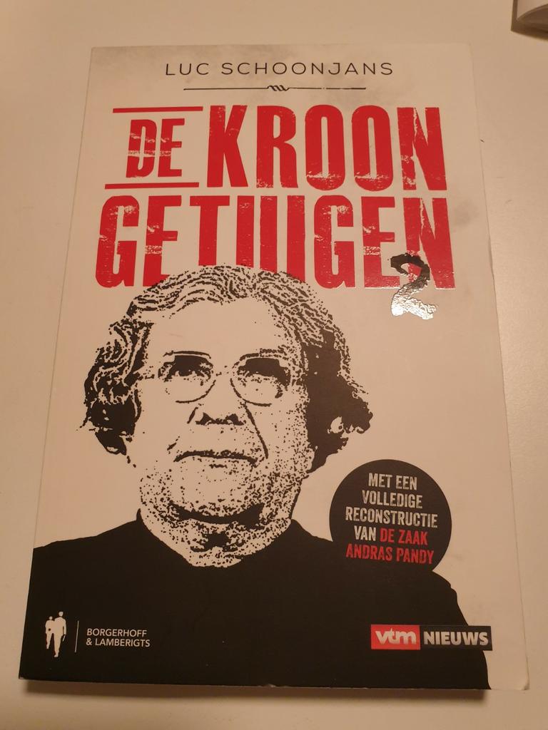 Luc Schoonjans - De kroongetuigen 2.   De zaak Andreas PANDY, Ophalen of Verzenden, Zo goed als nieuw, Luc Schoonjans