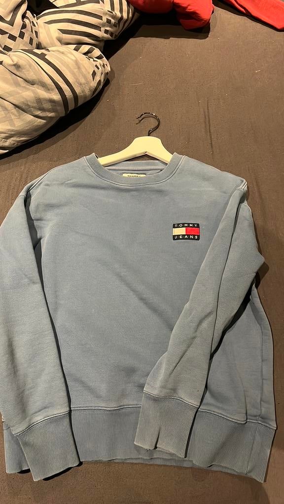 Tommy hilfigger jeans sweater, Kleding | Heren, Truien en Vesten, Ophalen, Zo goed als nieuw, Maat 46 (S) of kleiner, Blauw