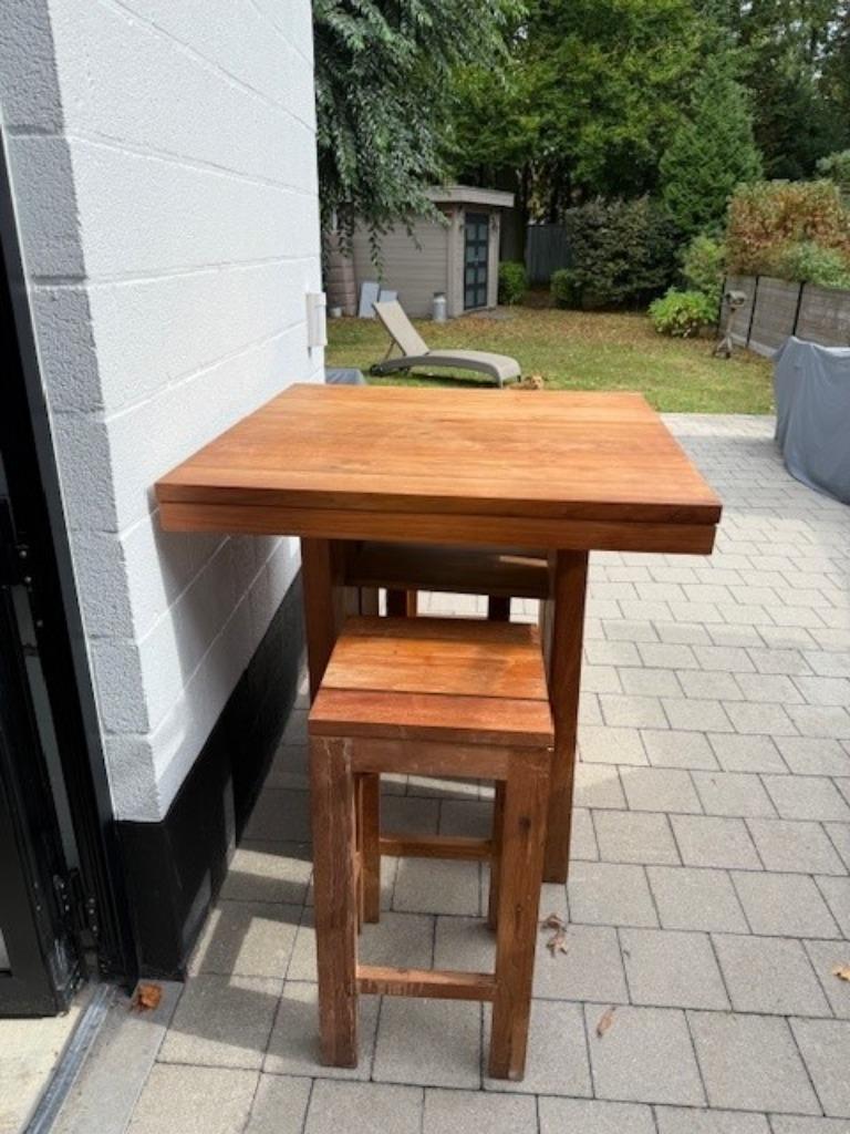 Bartafel teak, Ophalen, Zo goed als nieuw