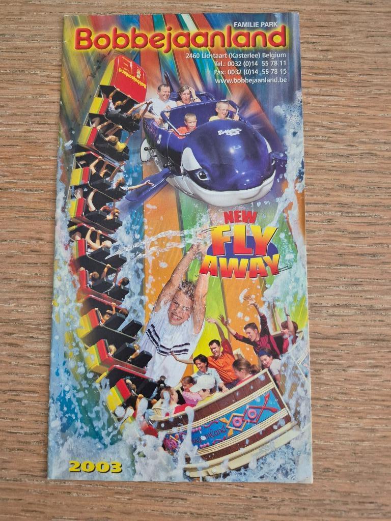 Folder Bobbejaanland 2003, Verzamelen, Ophalen of Verzenden, Zo goed als nieuw