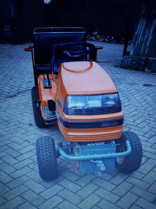 Kubota zitmaaier met maaibalk, Tuin en Terras, Ophalen, Elektrische starter, Zo goed als nieuw, Kubota