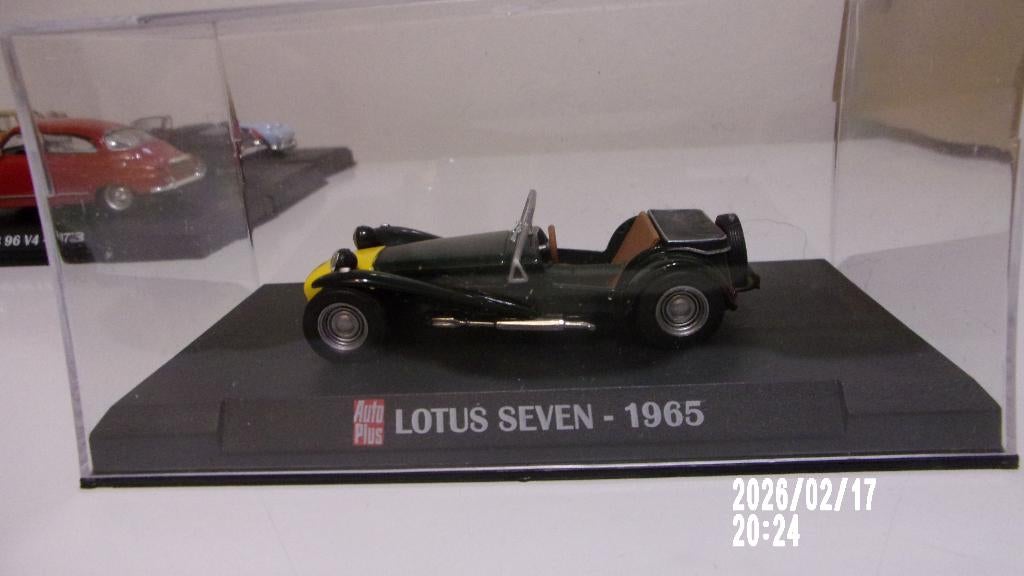 LOTUS SEVEN BRG 65.IXO/AUTO+ 1/43 COMME NEUVE en VITRINE, Hobby & Loisirs créatifs, Voitures miniatures | 1:43, Comme neuf, Voiture
