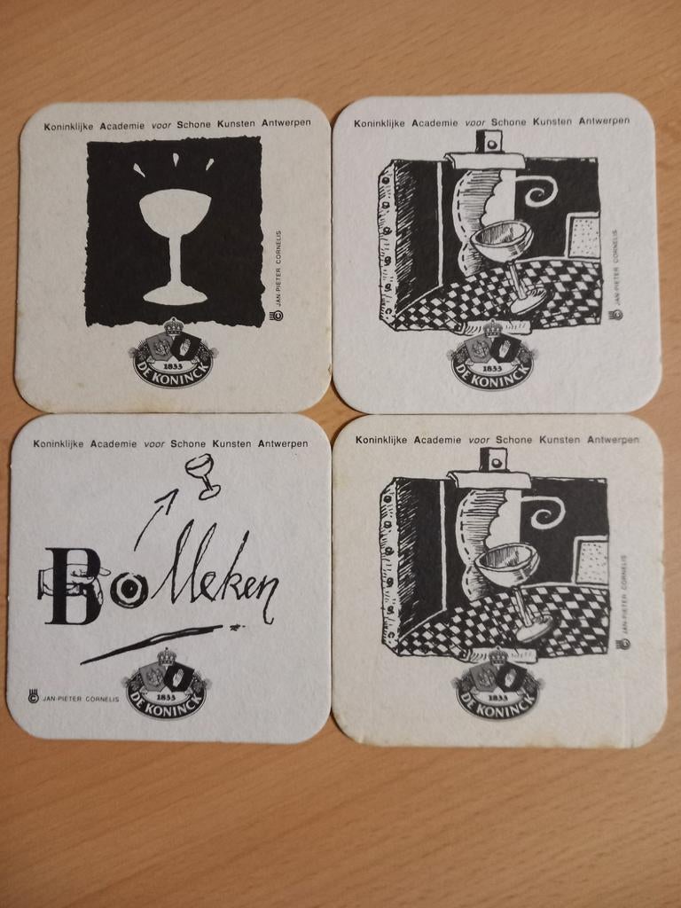 Bierviltjes De Koninck Bolleken, Verzamelen, Ophalen of Verzenden, Zo goed als nieuw, De Koninck