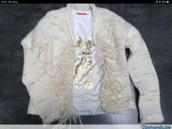 Vest met longsleeve, als nieuw, Iko, 10 jaar, Kinderen en Baby's, Zo goed als nieuw, Meisje, Trui of Vest