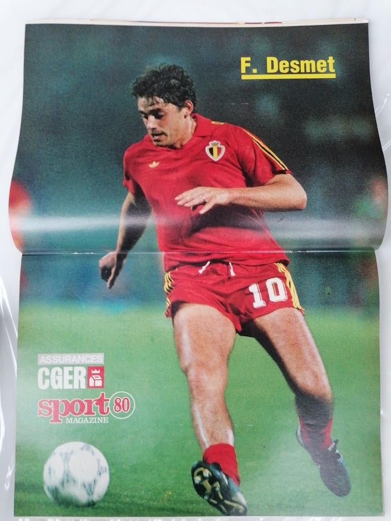 Poster Rode Duivels, Desmet,, Verzamelen, Ophalen of Verzenden, Zo goed als nieuw
