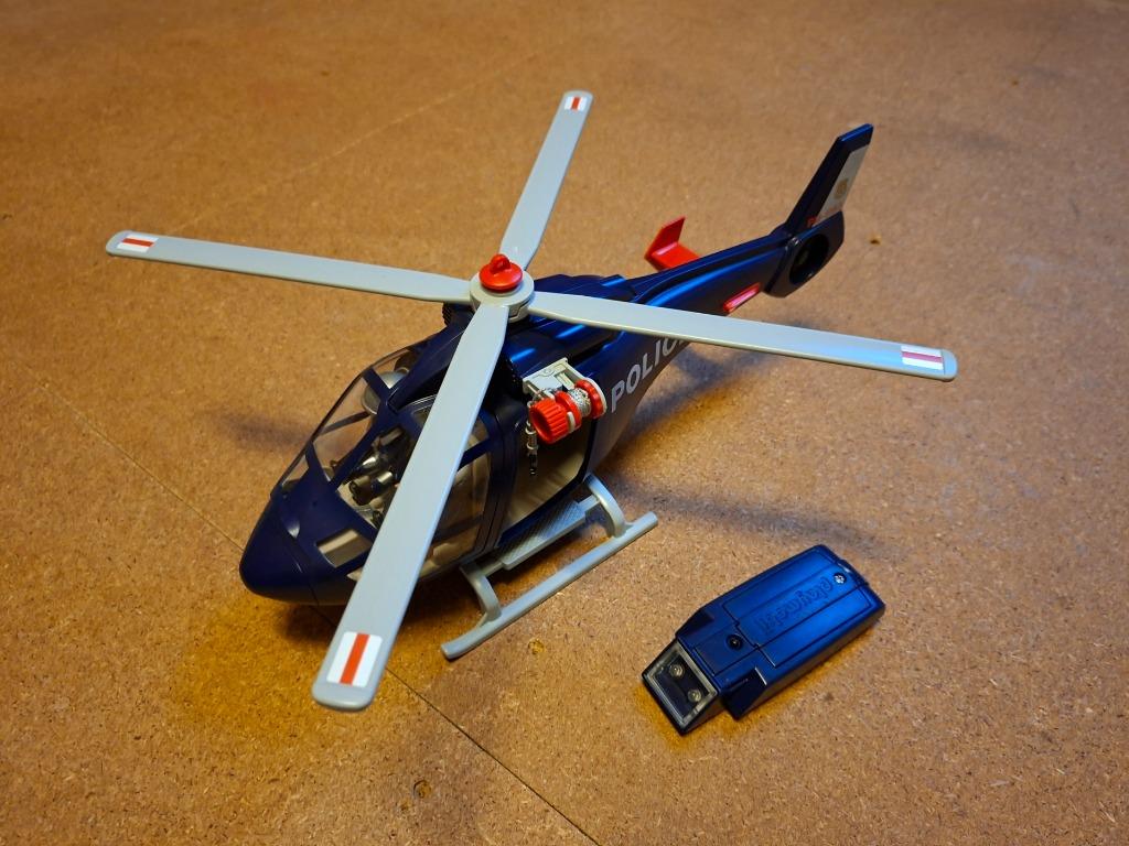 Playmobil 5183 politiehelikopter, Ophalen, Gebruikt, Complete set
