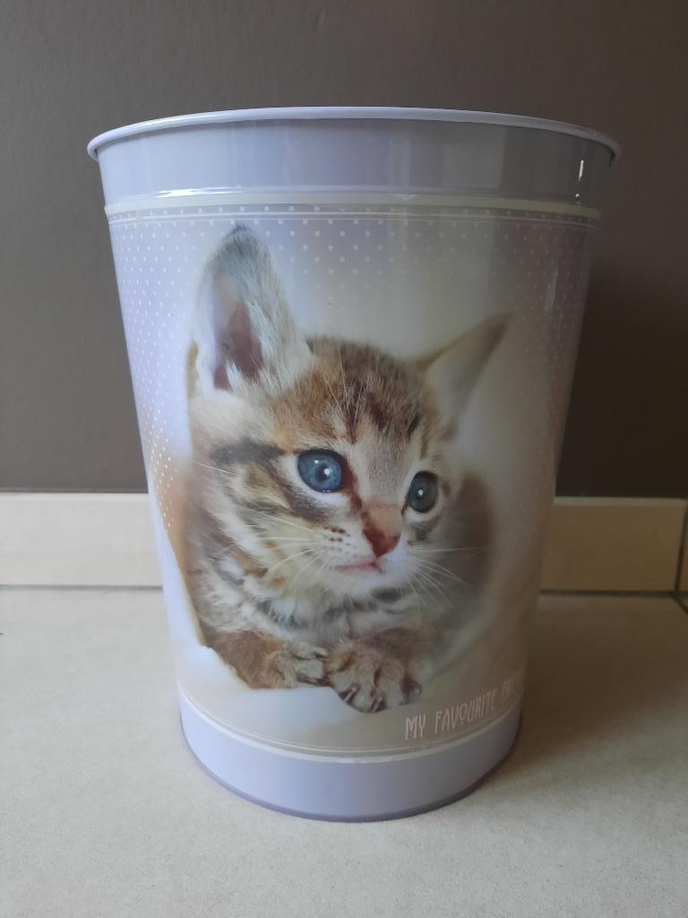 Vuilbak poes, Huis en Inrichting, 10 tot 20 liter, Ophalen, Gebruikt, Metaal