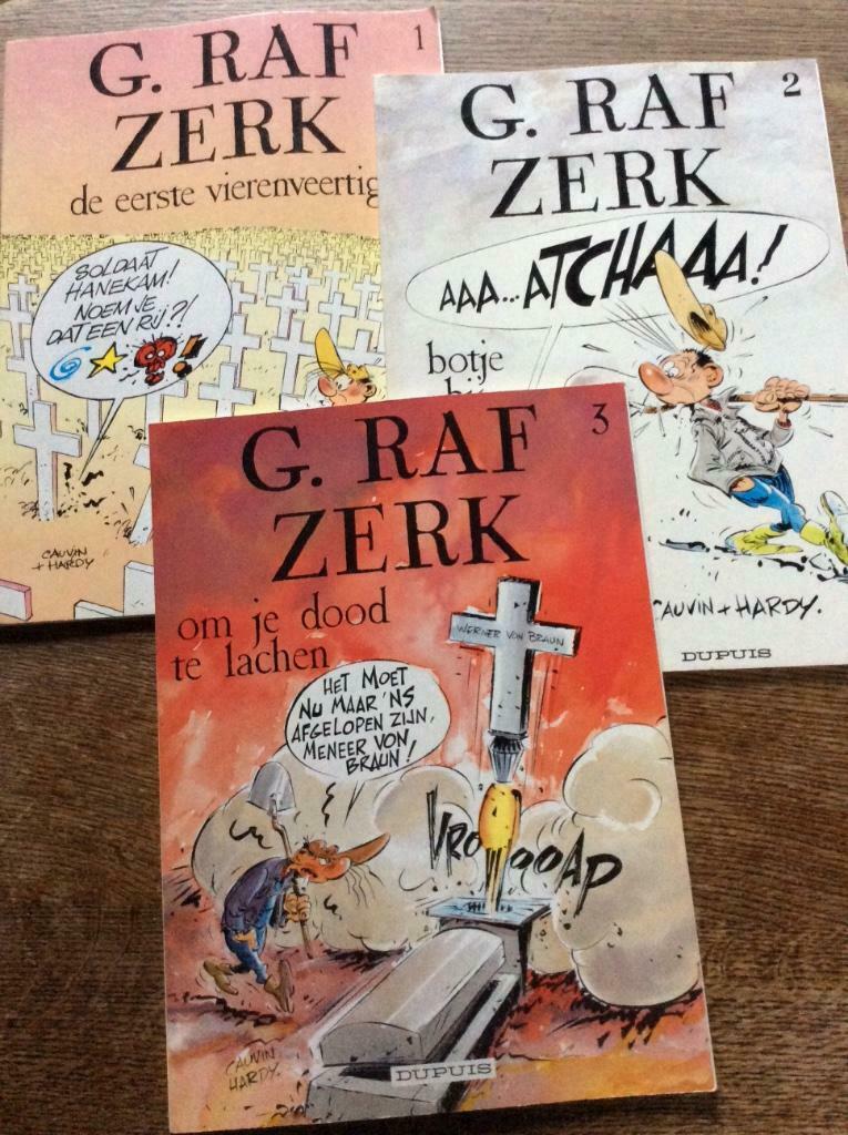 G.Raf Zerk, Meerdere stripboeken, Ophalen of Verzenden, Zo goed als nieuw